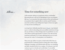 Tablet Screenshot of 31three.com